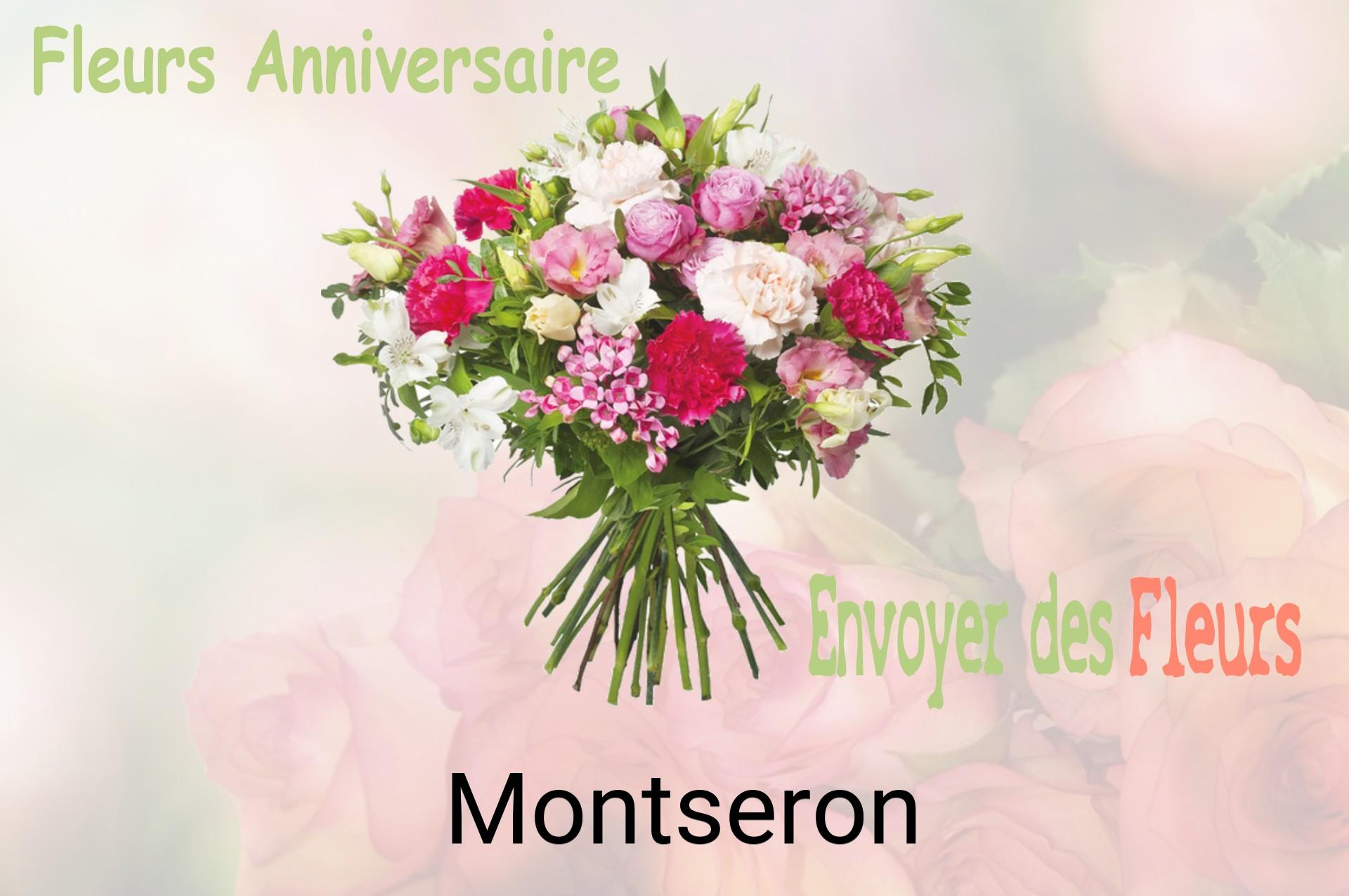 Bouquet de fleurs d’anniversaire livré à Montseron