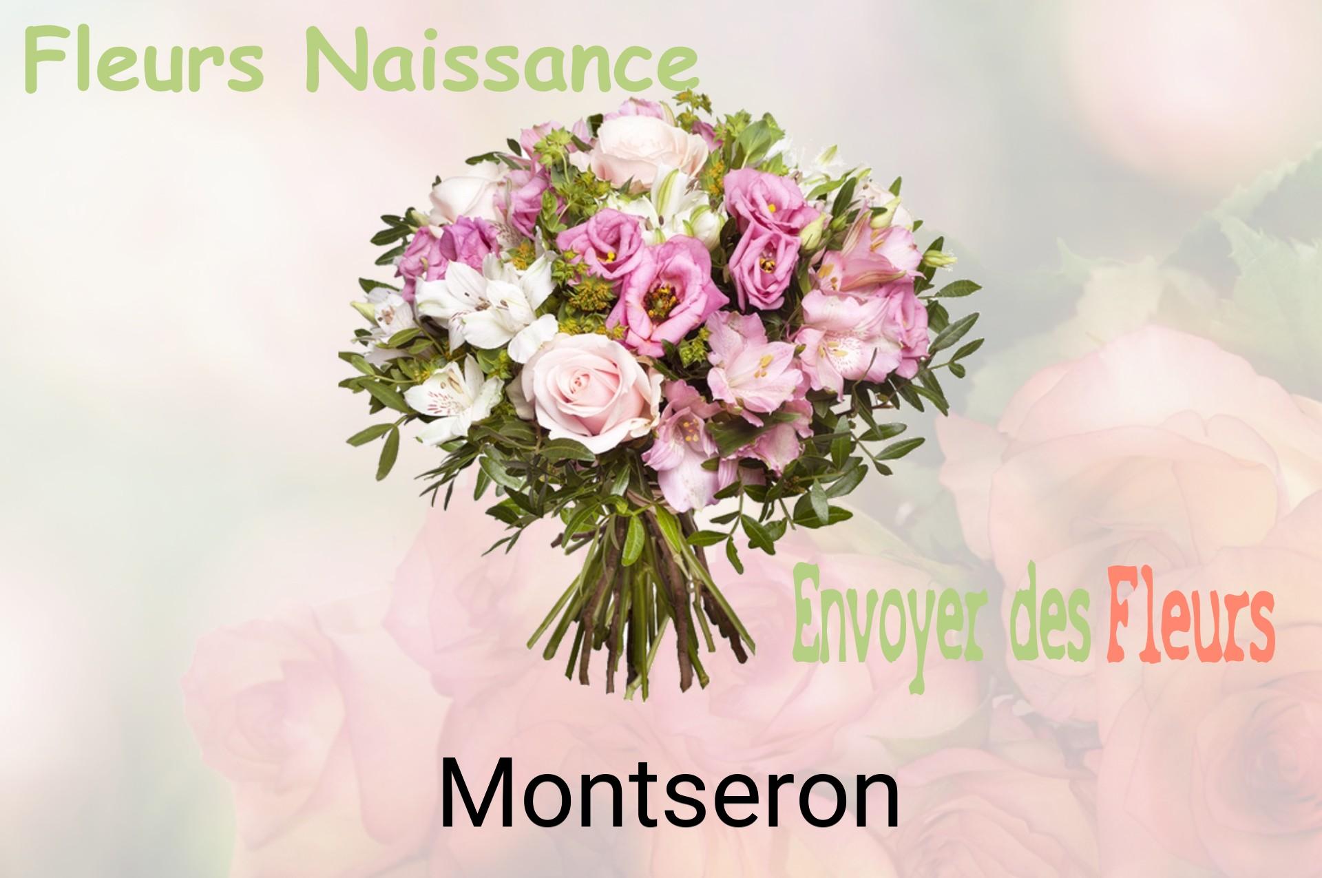 Bouquet de fleurs de naissance livré à Montseron